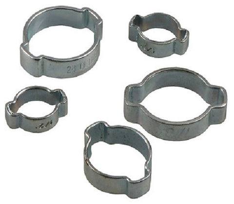 O Clips - Double Eared Mild Steel Zinc Plated Clips