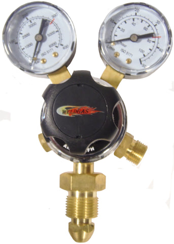 Gas Regulator: Argon & Argon/C02, 2-Gauge Single Stage 35LPM - MIG & TIG Welding